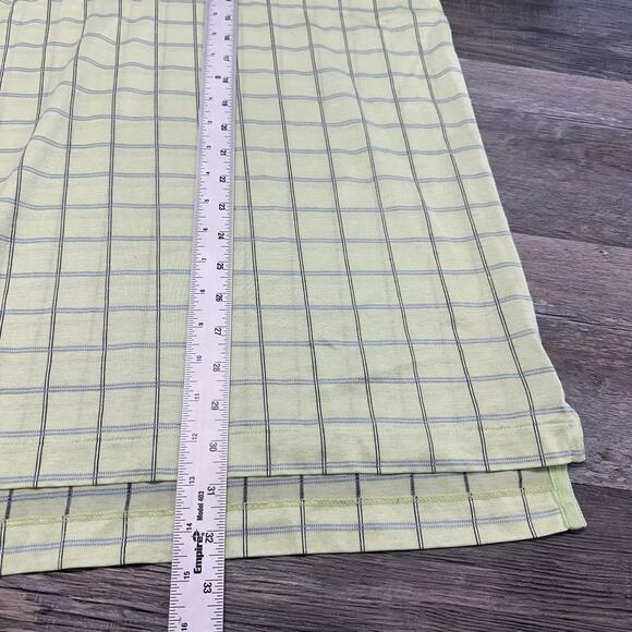 Brooks Brothers Country Club Green Grid Check Men XL Performance Knit Polo Shirt - Picture 7 of 9